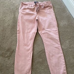 Gap pink crop jeans